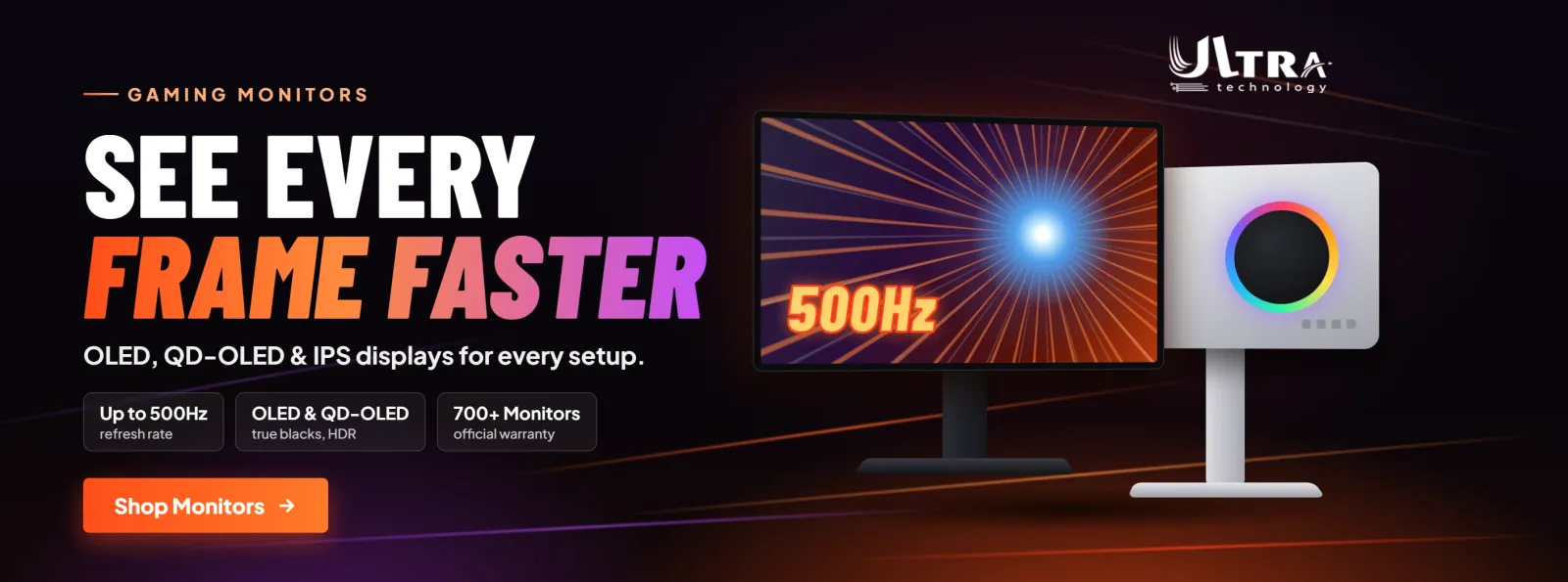 See every frame faster — OLED, QD-OLED and IPS gaming monitors up to 500Hz