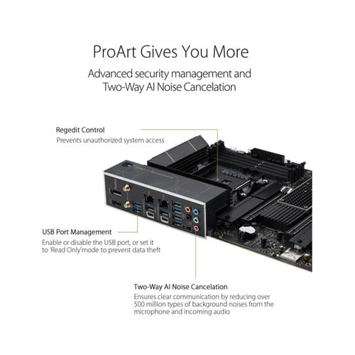 Asus Proart X570-creator Wifi Am4 Atx Motherboard