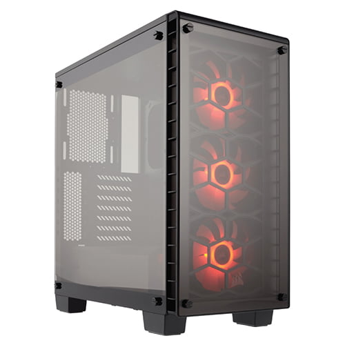 CORSAIR CRYSTAL SERIES 460X RGB TEMPERED GLASS COMPACT ATX MID TOWER CASE