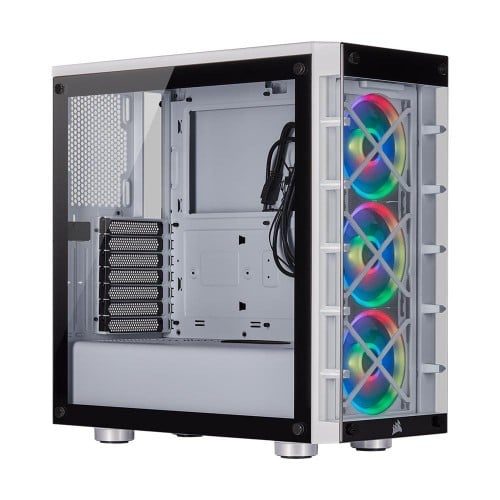 CORSAIR ICUE 465X RGB MID-TOWER ATX SMART CASE - WHITE