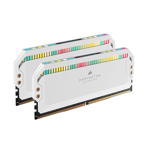 Corsair DOMINATOR PLATINUM RGB 32GB (2x16GB) DDR5 5200MHz C38 Ram (White)