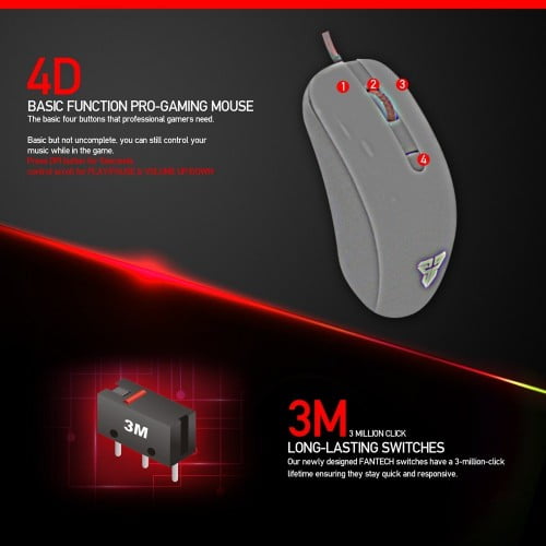 Fantech G10 Rhasta USB Gaming Mouse
