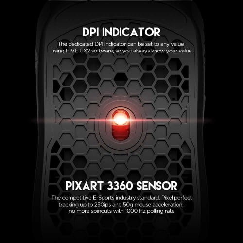 Fantech Hive UX2 6 Buttons 7 Mode USB RGB Gaming Mouse