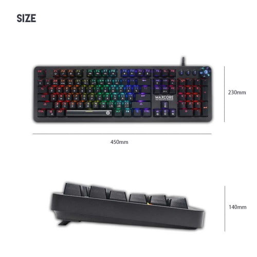 Fantech MK852 Max Core Mechanical USB Gaming Keyboard Fantech MK852 Max Core Mechanical USB Gaming Keyboard