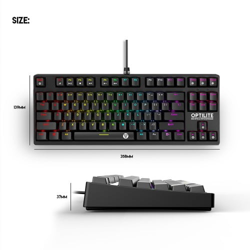 Fantech MK872 Optilite Tournament Edition RGB Mechanical Keyboard
