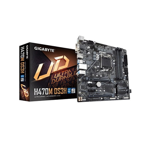 Gigabyte H470M DS3H 10th Gen Micro ATX Motherboard
