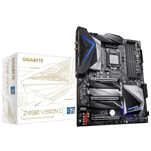 GIGABYTE Z490 VISION D 10TH GEN ATX MOTHERBOARD