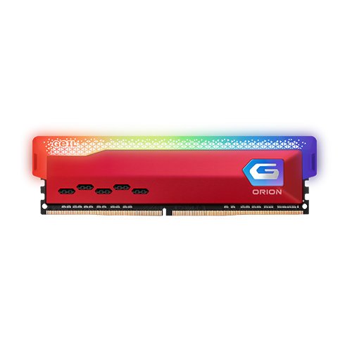 Geil ORION 8GB DDR4 3600MHz RGB Desktop Ram (RED)