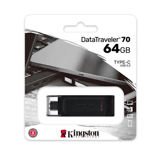 Kingston Data Traveler 70 64GB USB -C Flash Drive