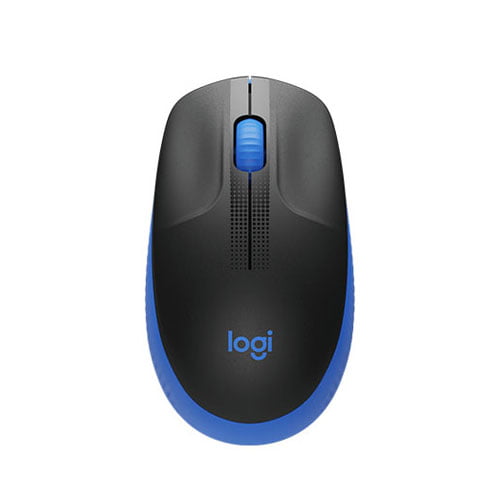 Logitech M190 Wireless Mouse (Blue)