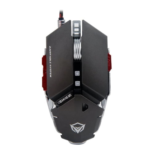 MEETION M985 METAL MECHANICAL PROGRAMMABLE GAMING MOUSE (Grey)