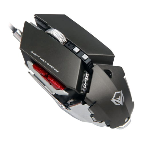 MEETION M985 METAL MECHANICAL PROGRAMMABLE GAMING MOUSE (Grey)