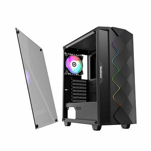 MaxGreen A361 RGB Mid Tower Case