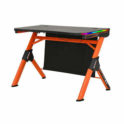 MeeTion MT-DSK20 RGB LED light Pc Computer Gaming Desk