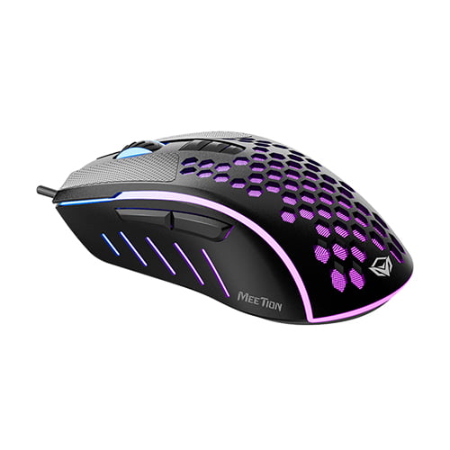 Meetion MT-GM015 Optical RGB USB Wired Lightweight Gaming Mouse