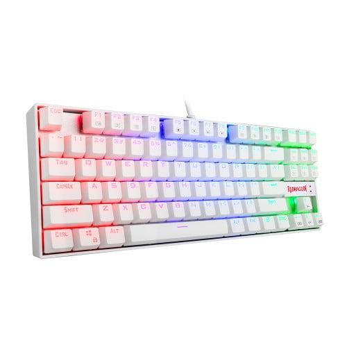 Redragon K552RGB-1 KUMARA RGB Backlit Mechanical Gaming Keyboard (White)