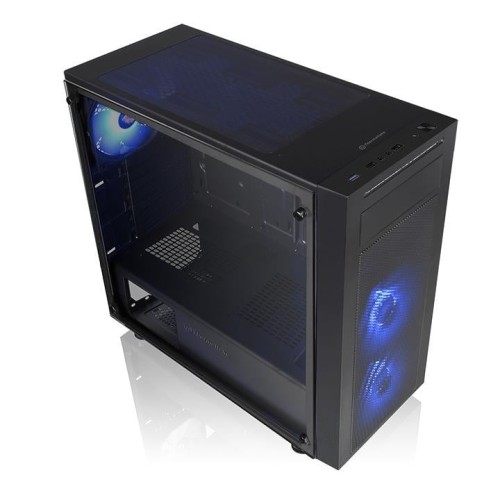 Thermaltake Versa J22 TG RGB Mid Tower Chassis Black