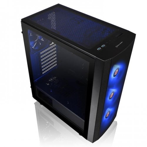 Thermaltake Versa J25 TG MB SYNC RGB Mid Tower Chassis Black