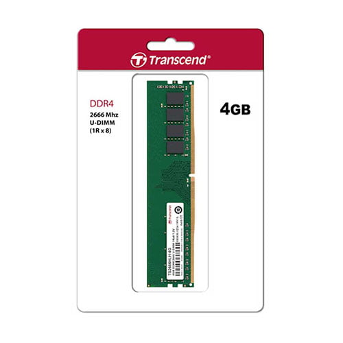 Transcend JetRAM 4GB DDR4 2666MHz U-DIMM Desktop Ram (JM2666HLH-4G)