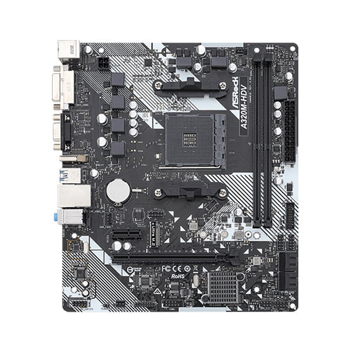 ASRock A320M-HDV R4.0 AMD Motherboard