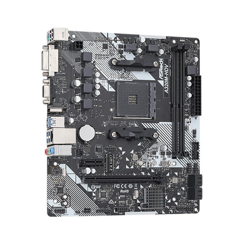 ASRock A320M-HDV R4.0 AMD Motherboard