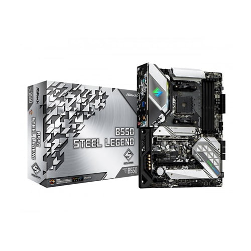 ASRock B550 Steel Legend DDR4 AMD AM4 ATX Motherboard