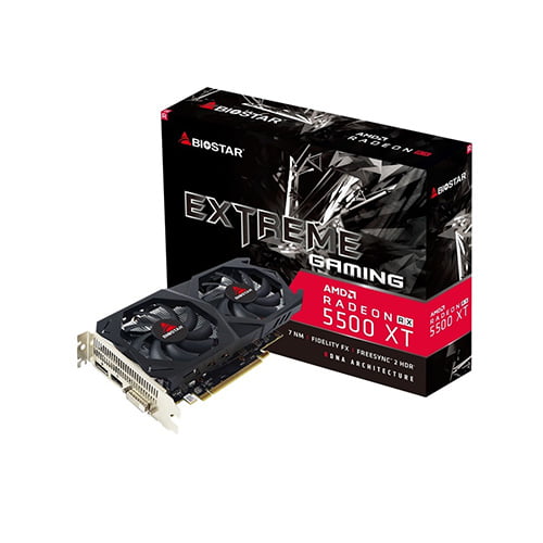 BIOSTAR AMD RADEON RX5500XT 8GB DDR6 GRAPHICS CARD