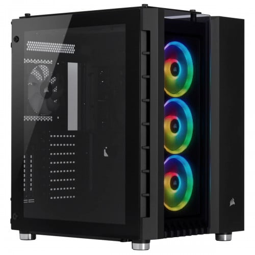 Corsair Crystal Series 680X RGB ATX High Airflow Tempered Glass Smart Case - Black