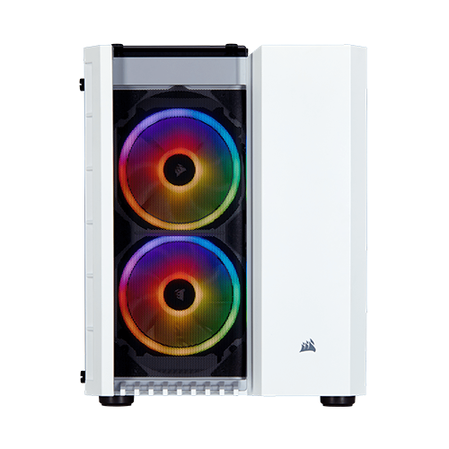 Corsair Crystal Series 280X RGB Tempered Glass Micro ATX Case (White)