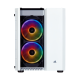 Corsair Crystal Series 280X RGB Tempered Glass Micro ATX Case (White)