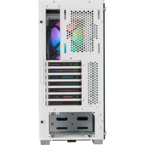 Corsair iCUE 220T RGB Airflow Tempered Glass Mid-Tower Smart Case — White