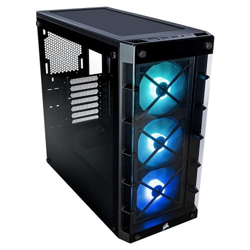 Corsair iCUE 465X RGB Mid-Tower ATX Smart Case Black