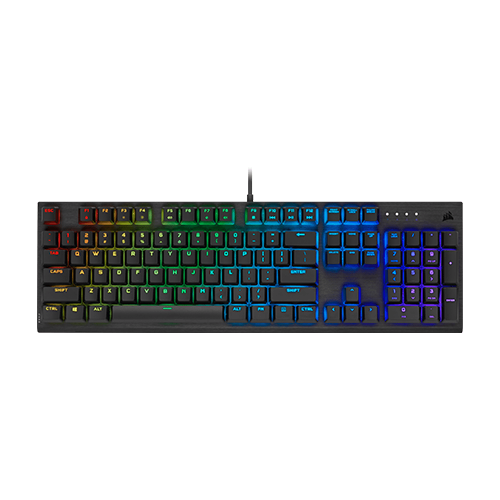 Corsair K60 RGB PRO Mechanical Gaming Keyboard CHERRY VIOLA (Black)