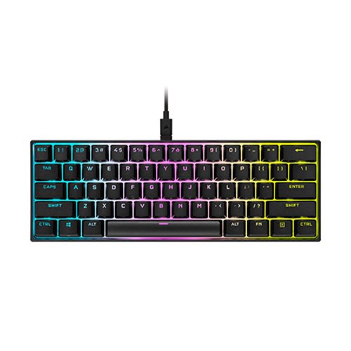CORSAIR K65 RGB MINI 60% CHERRY MX SPEED MECHANICAL GAMING KEYBOARD (BLACK) CORSAIR K65 RGB MINI 60% CHERRY MX SPEED MECHANICAL GAMING KEYBOARD (BLACK)