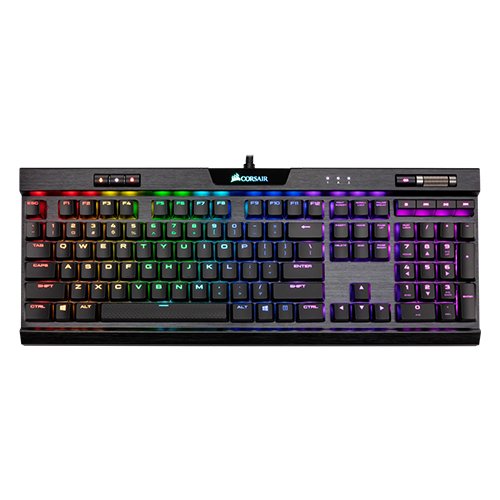 Corsair K70 RGB MK.2 Low Profile Mechanical Gaming Keyboard Cherry MX-Low Profile Red