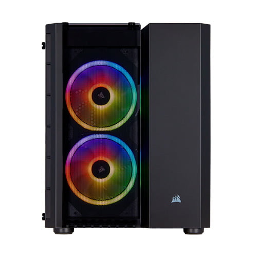 CORSAIR Crystal Series 280X RGB Tempered Glass Micro ATX CASE (Black)