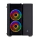 CORSAIR Crystal Series 280X RGB Tempered Glass Micro ATX CASE (Black)