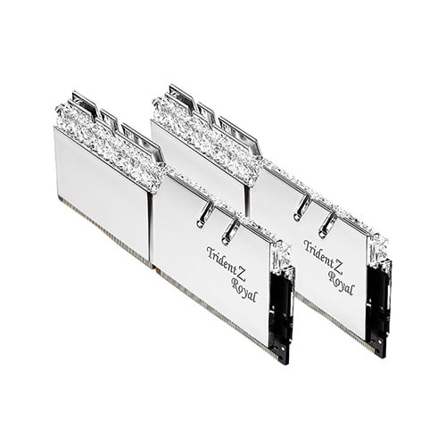 G.SKILL TRIDENT Z ROYAL SERIES 32GB (2X16GB) 3200MHZ RGB SILVER DDR4 RAM