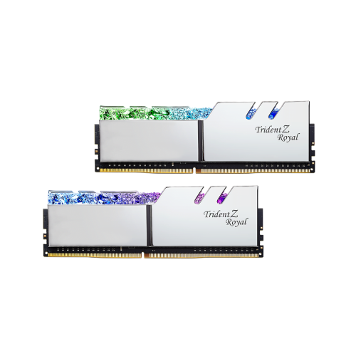 G.SKILL Trident Z Royal Series 16GB (2x8GB) 3600MHz RGB Silver DDR4 RAM