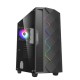 GAMEMAX BLACK DIAMOND A361 TEMPERED GLASS ATX GAMING CASE (BLACK)