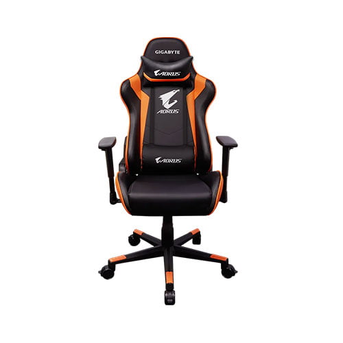 Gigabyte Aorus AGC300 Gaming Chair with Lumbar Cushion And Headrest