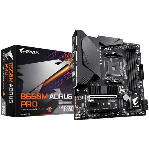 Gigabyte  B550M Aorus Pro AMD 3rd Gen Micro ATX Motherboard