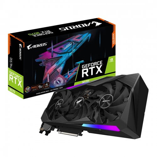 Gigabyte AORUS GeForce RTX 3070 MASTER 8GB Graphics Card( bundle with full pc)