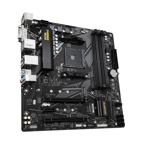 Gigabyte B550M DS3H AM4 AMD Micro ATX Motherboard