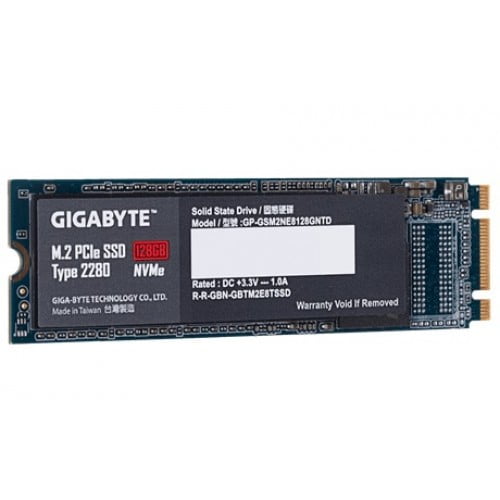 Gigabyte 128GB NVME M.2 2280 PCIe SSD