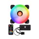 HXHF HF-200 120MM 3 in 1 RGB Case Fan