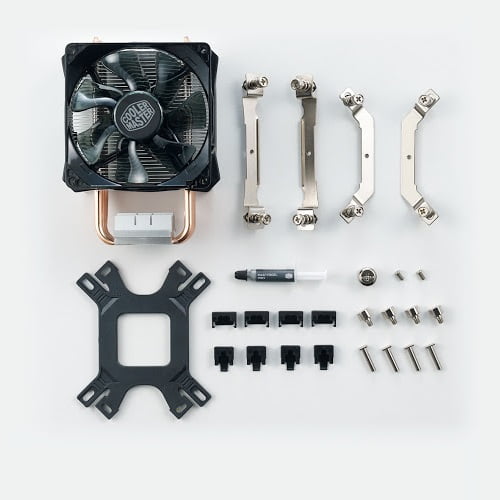 COOLER MASTER H410R RED LED AIR CPU COOLER