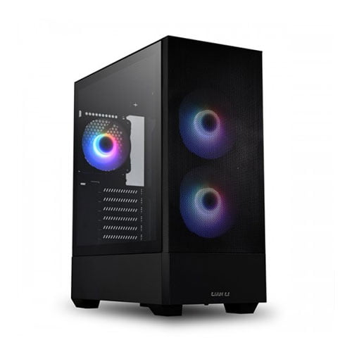 Lian Li LANCOOL 205 Mesh RGB ATX Mid Tower Gaming Case (Black)