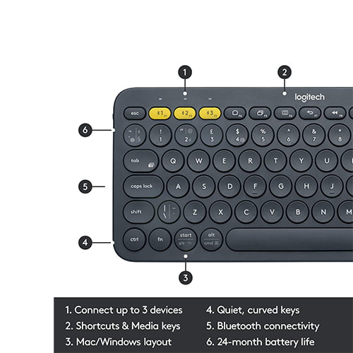 Logitech K380 Bluetooth Multi-Device Keyboard