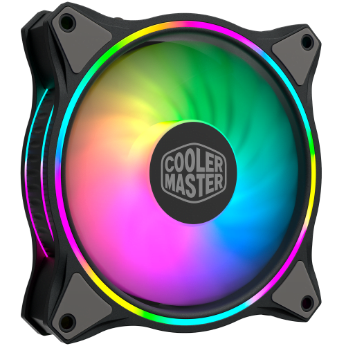 COOLER MASTER MASTERFAN MF120 HALO BLACK ARGB 120MM CASE FAN